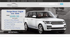 Desktop Screenshot of bandbvehiclecontracts.com