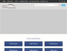 Tablet Screenshot of bandbvehiclecontracts.com